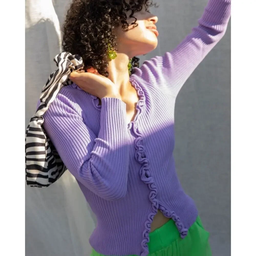 Find Me Now Charlie Ribbed Top Size Small - Picture 2 of 7